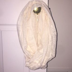 Cream Infinity Scarf